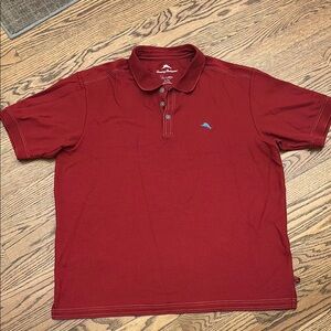 Tommy Bahama Men's Deep Red Polo XL Shirt